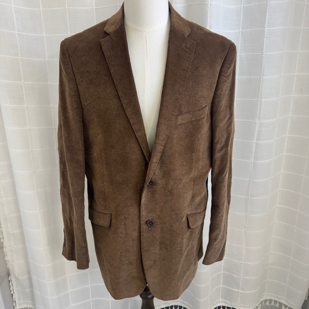 Made by Cam Newton Men's Brown Corduroy Blazer 44L